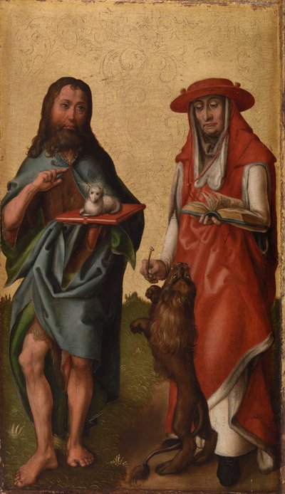 St. John the Baptist and St. Jerome by German School